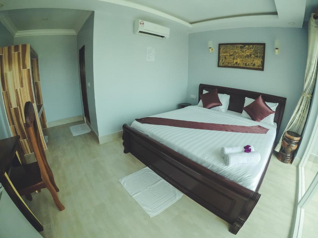 Двухместный (Двухместный номер Делюкс с 1 кроватью и балконом, вид на море) курортного отеля Malis Coconut Resort, Кеп