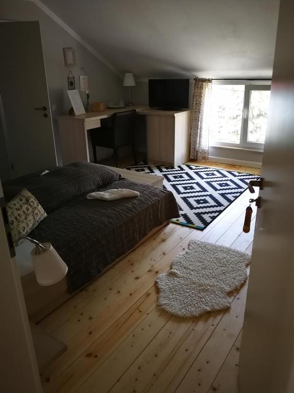 Двухместный (Двухместный номер с 1 кроватью или 2 отдельными кроватями) гостевого дома Pensiunea La Cassa, Вишеу-де-Сус