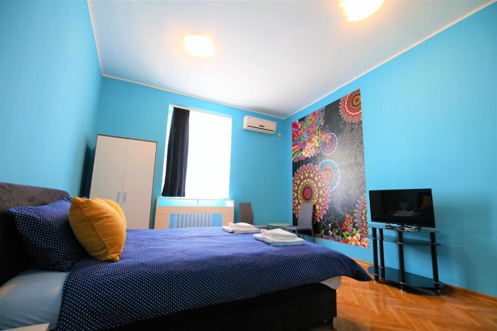 Двухместный (Номер с кроватью размера «king-size») хостела Hostel Fine, Белград