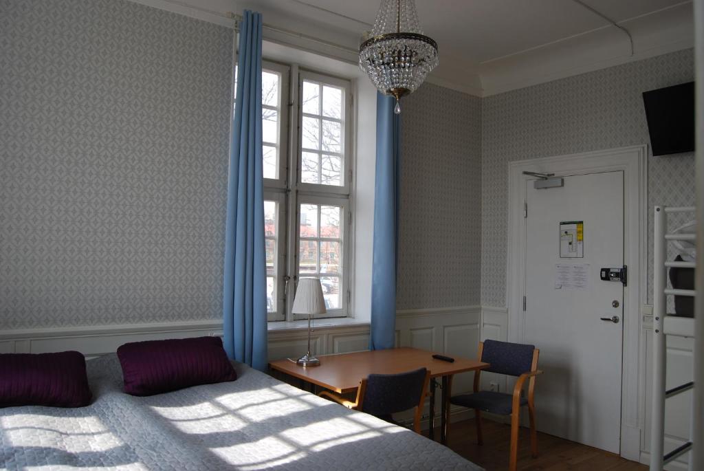 Четырехместный (Четырехместный номер с собственной ванной комнатой) хостела Halmstad Hotell & Vandrarhem Kaptenshamn, Хальмстад
