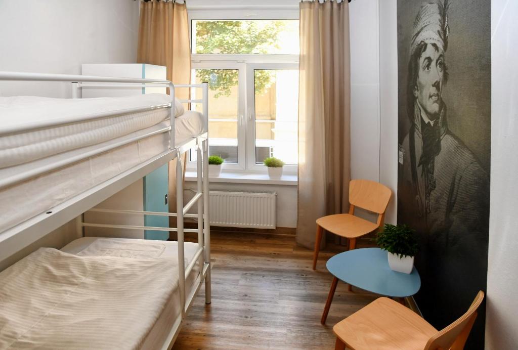 Двухместный (Двухместный номер с двухъярусной кроватью) хостела Warsaw Hostel Centrum, Варшава