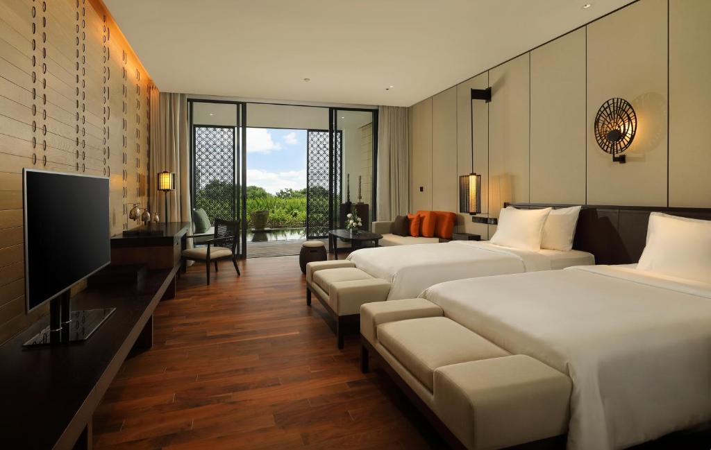 Двухместный (Специальное предложение при длительном проживании - Двухместный номер Делюкс с 1 кроватью и привилегиями) отеля Radisson Blu Bali Uluwatu, Улувату