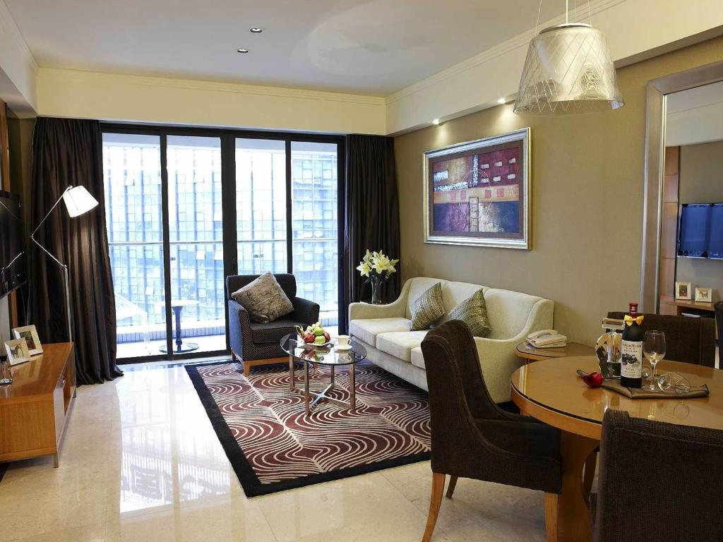 Апартаменты (Апартаменты бизнес-класса с 2 спальнями — 2 завтрака) апарт-отеля Dan Executive Apartment, Гуанчжоу