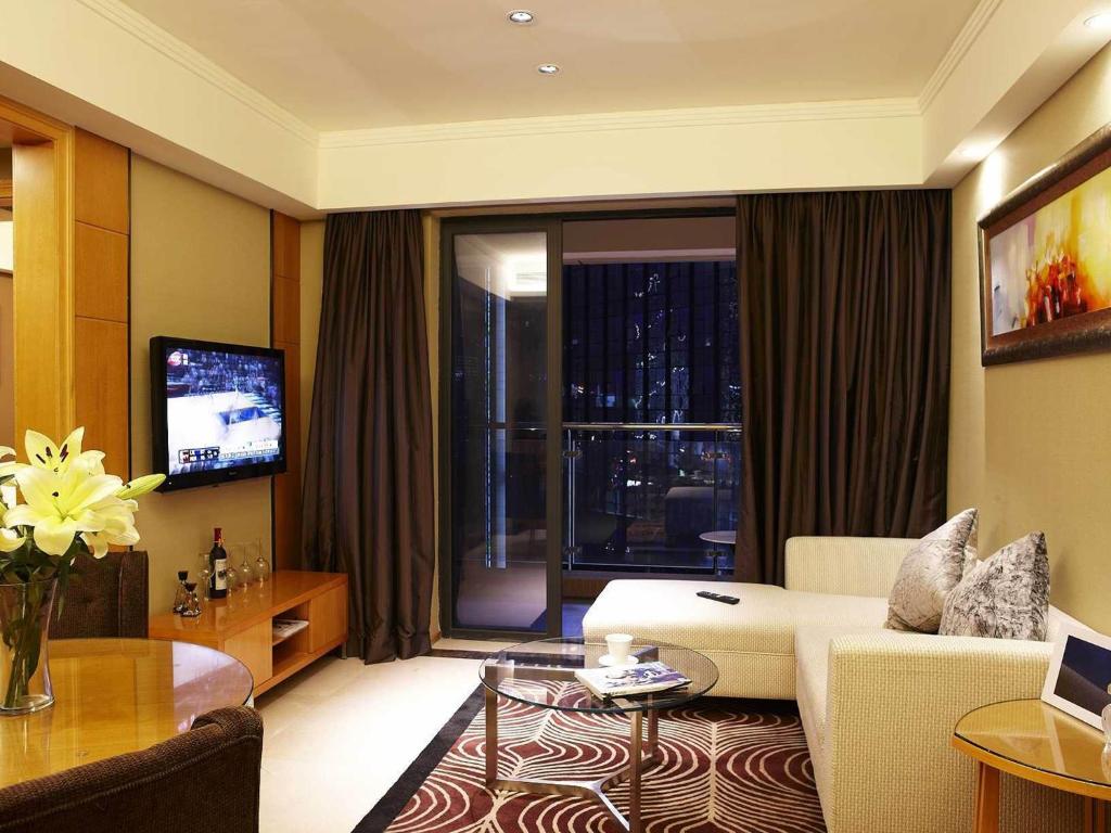 Апартаменты (Бутик-апартаменты с 1 спальней — 1 завтрак) апарт-отеля Dan Executive Apartment, Гуанчжоу