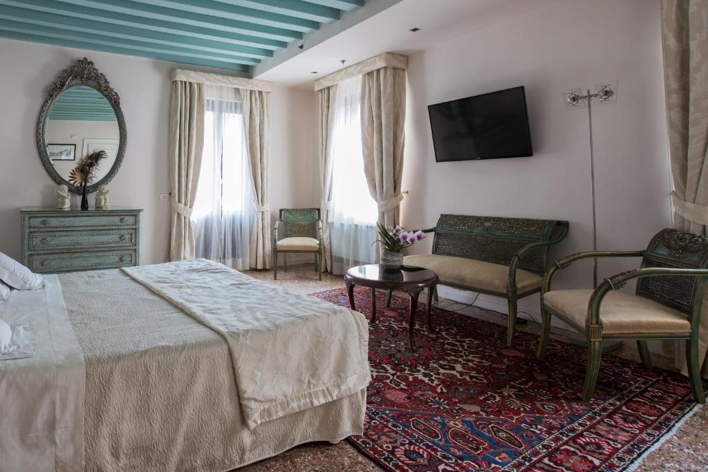 Двухместный (Двухместный номер Делюкс с 1 кроватью или 2 отдельными кроватями) отеля Ca' Nigra Lagoon Resort, Венеция