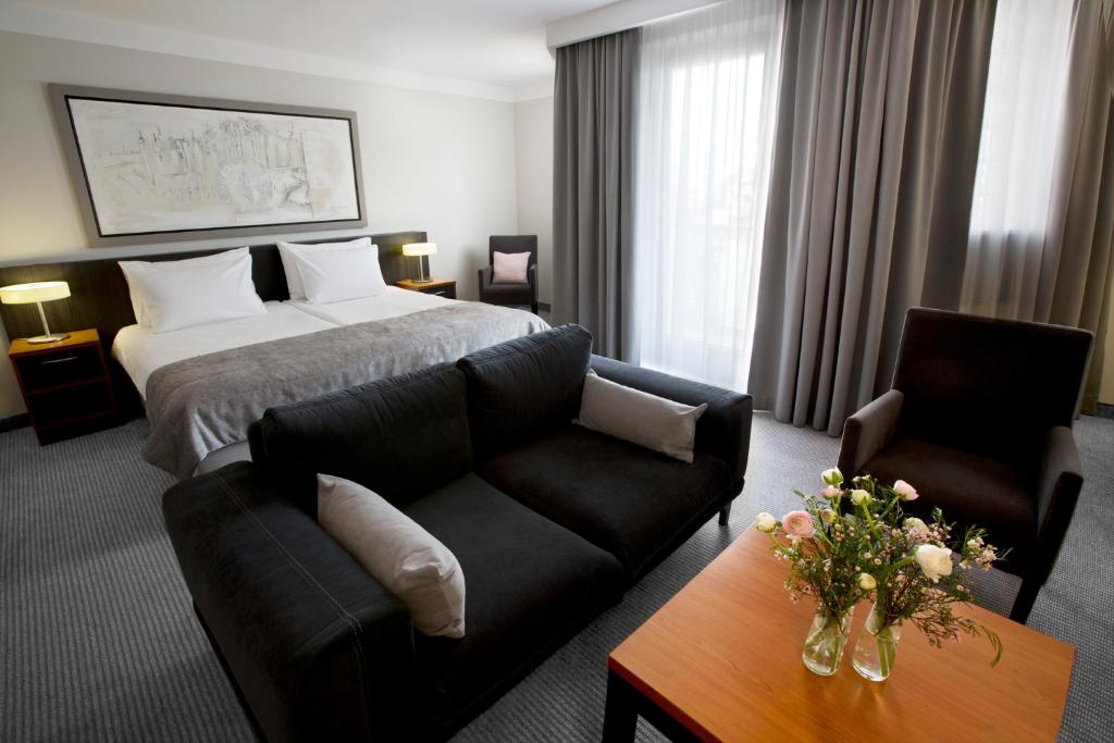 Двухместный (Двухместный номер с 1 кроватью или 2 отдельными кроватями) отеля Hotel Benefis, Краков
