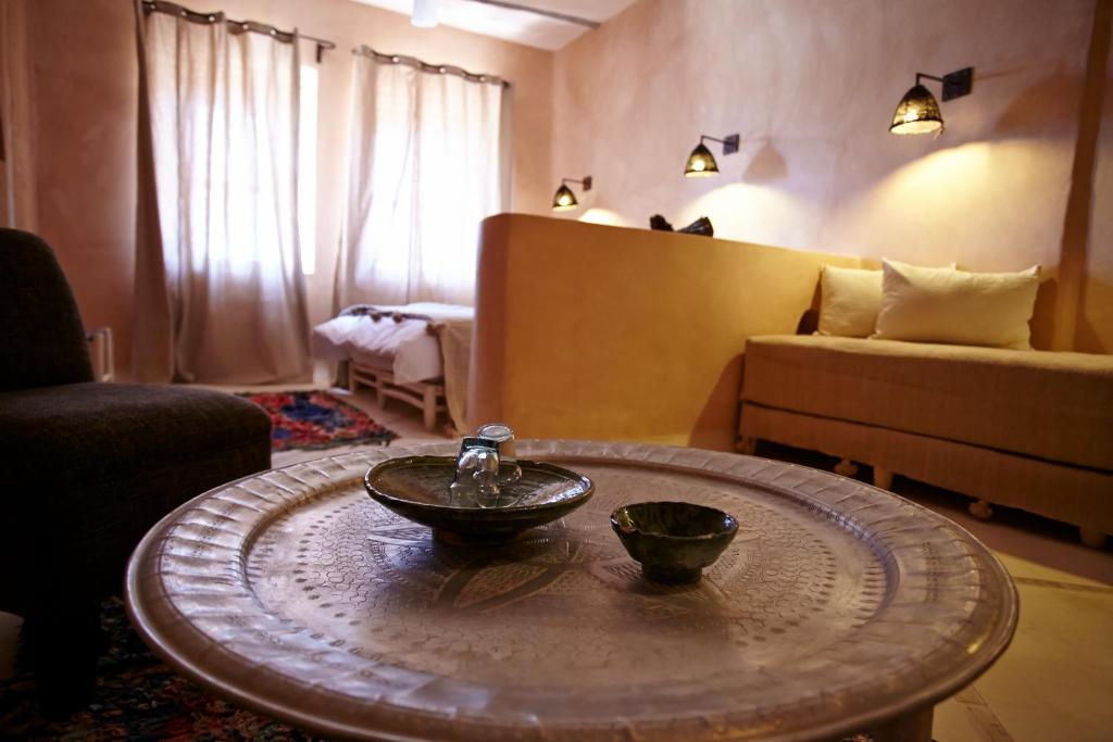 Трехместный (Улучшенный трехместный люкс) гостевого дома Caravane, Айт-Бен-Хадду