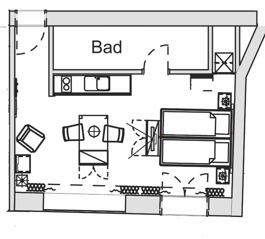 Студио (Номер-студио бизнес-класса), Apartmenthotel Kaiser Karl