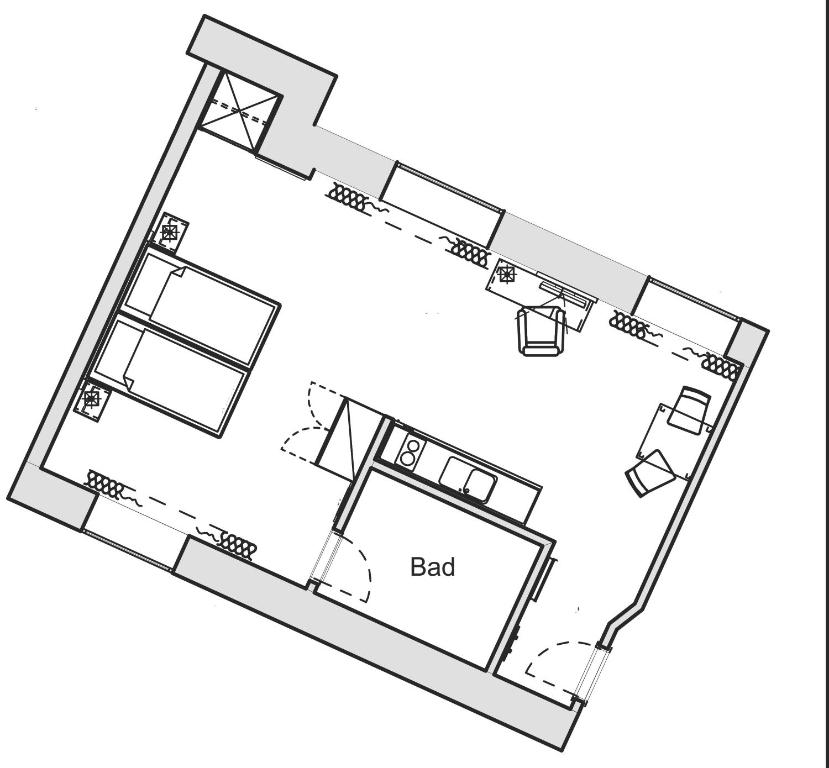 Студио (Номер-студио бизнес-класса), Apartmenthotel Kaiser Karl