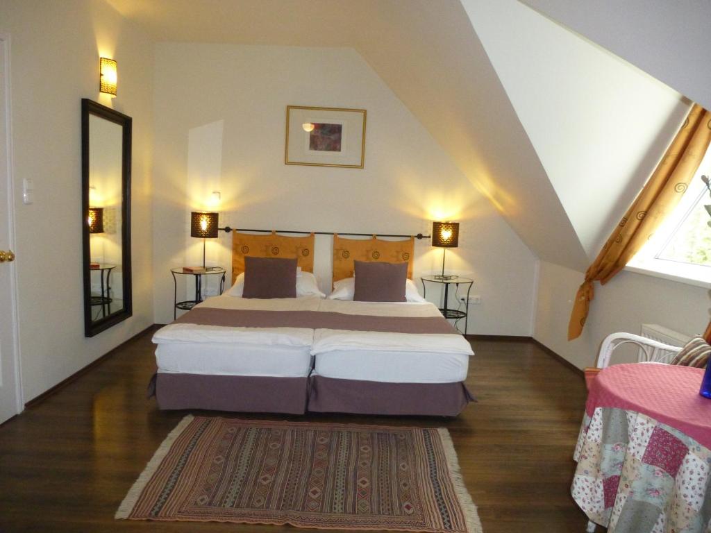 Двухместный (Большой двухместный номер с 1 кроватью или 2 отдельными кроватями) отеля Albergo Giardino Hotel, Балатонгьорок