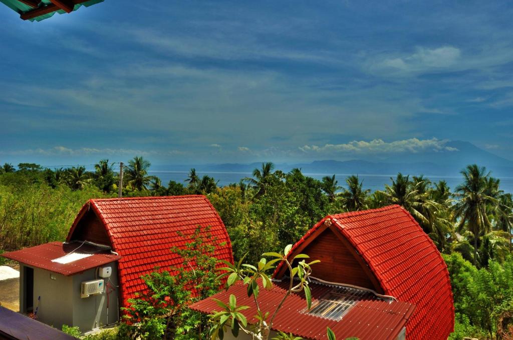 Номер (Бунгало Делюкс с видом на океан и гору Агунг), Petak Cottage