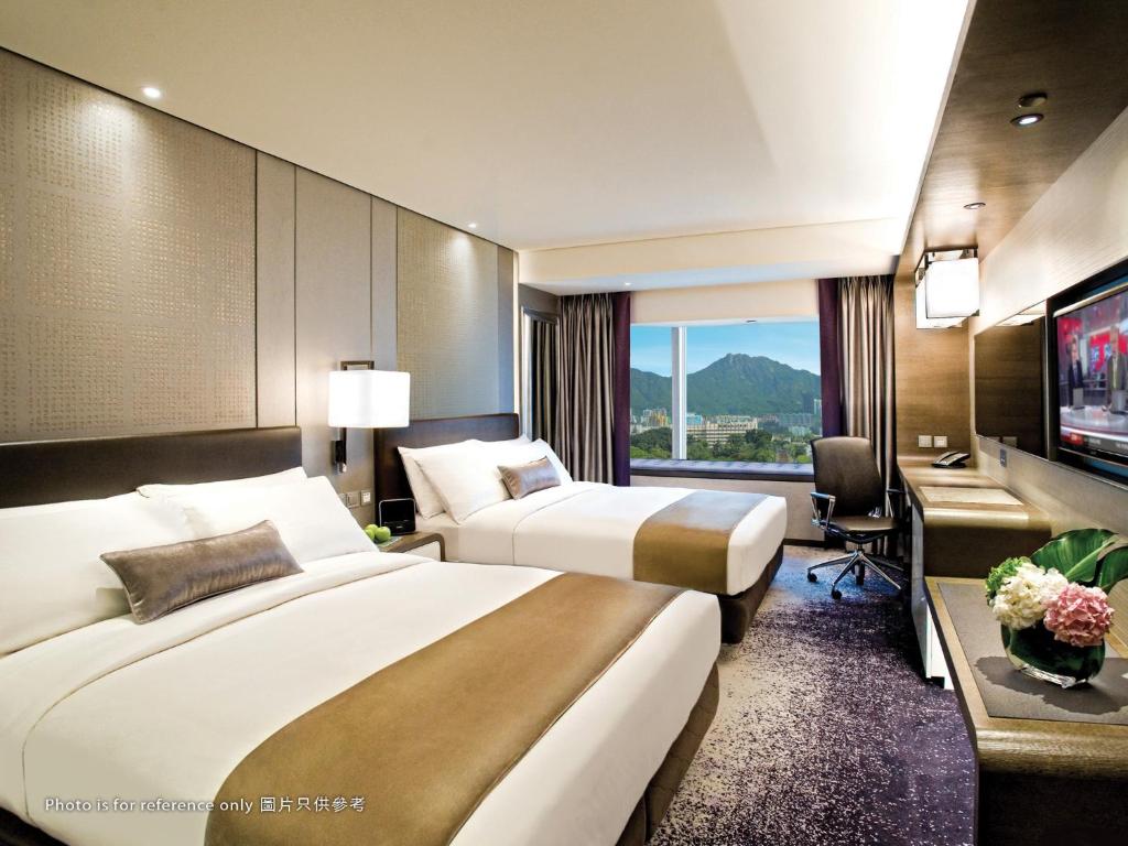 Двухместный (Двухместный номер Plaza Grand Plus с 2 отдельными кроватями) отеля Royal Plaza Hotel, Гонконг (город)