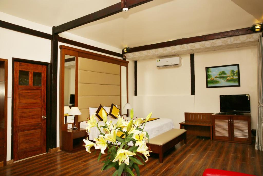 Двухместный (Номер «Премьер» с видом на пляж) курортного отеля Arcadia Phu Quoc Resort, Дуонг-Донг