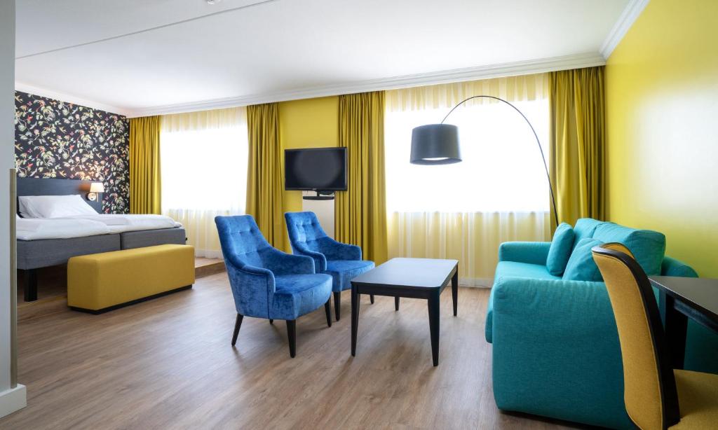 Двухместный (Двухместный номер бизнес-класса с 1 кроватью или 2 отдельными кроватями) отеля Thon Hotel Triaden, Осло