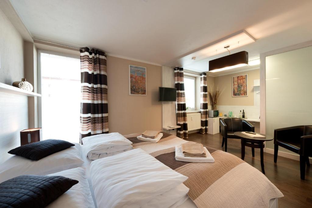 Двухместный (Двухместный с 1 кроватью или 2 отдельными кроватями и душем) апартамента Apartmán B2B, Йиглава