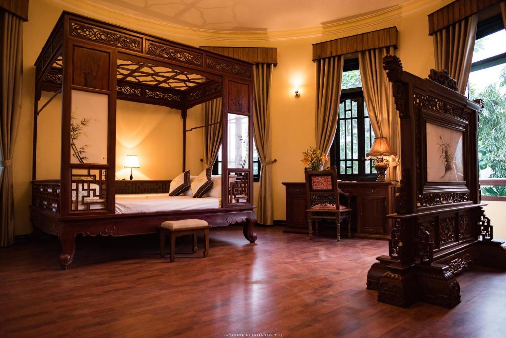Двухместный (Номер Делюкс с кроватью размера «king-size») отеля Spring Garden Villa, Хюэ