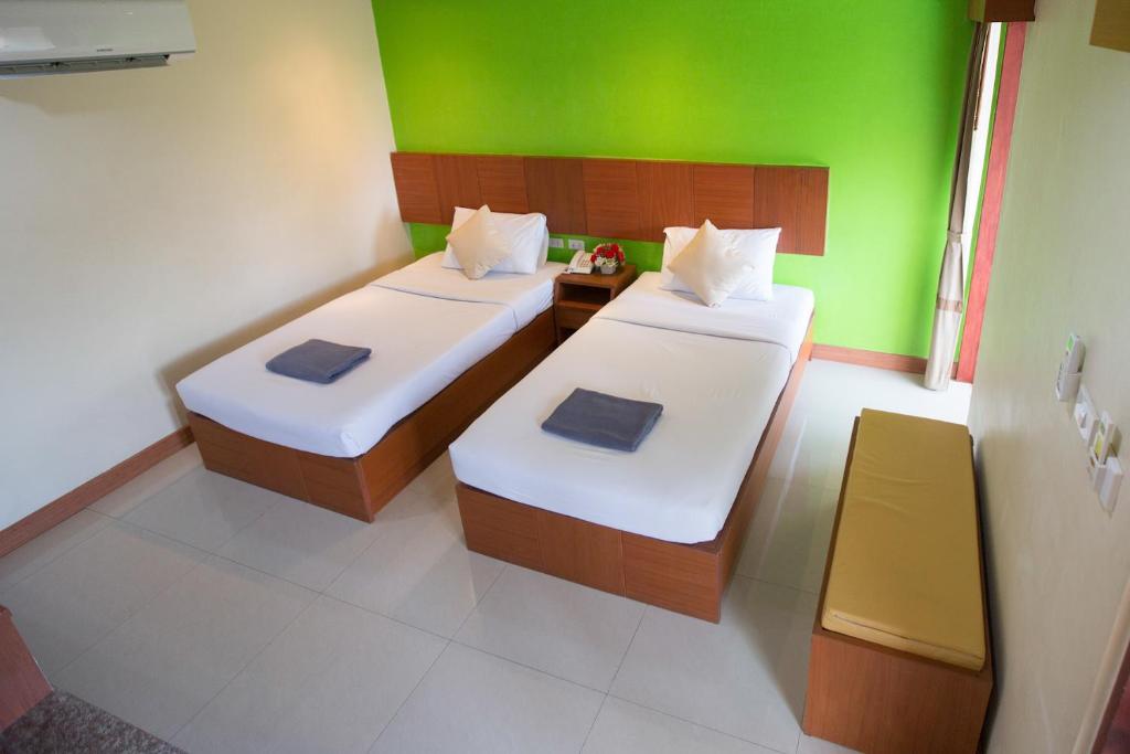 Двухместный (Стандартный двухместный номер с 2 отдельными кроватями) отеля Twin Palms Resort, Паттайя