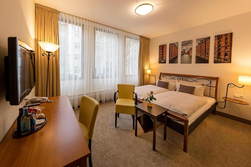 Двухместный (Стандартный двухместный номер с 1 кроватью) отеля Hotel Cristobal, Гамбург