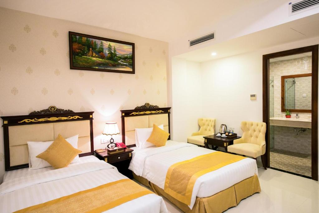 Двухместный (Стандартный двухместный номер с 2 отдельными кроватями) отеля Le Saigon Hotel, Хошимин