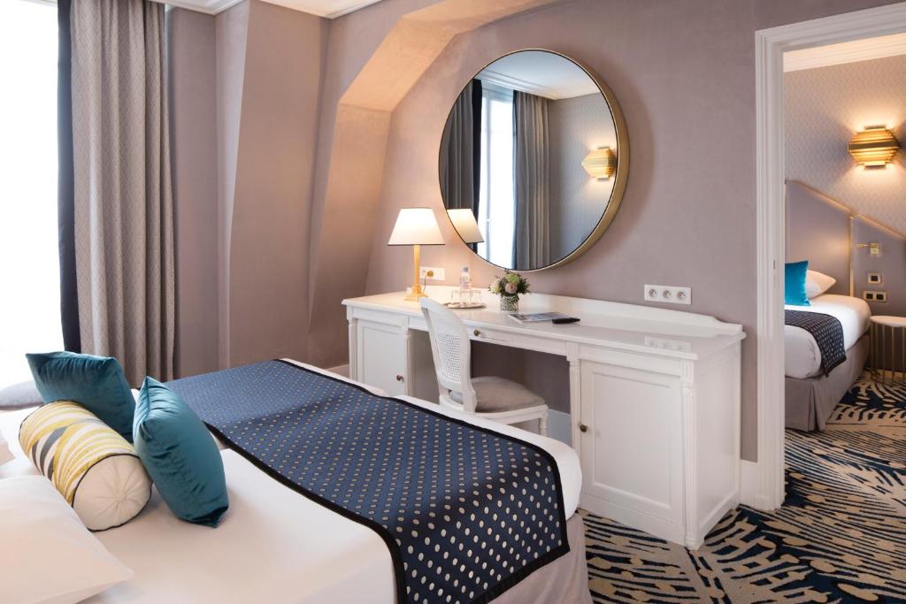 Семейный (2 смежных двухместных номера), Hôtel Victor Hugo Paris Kléber