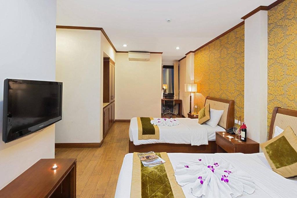 Двухместный (Классический двухместный номер с 1 кроватью или 2 отдельными кроватями) отеля Sunset Westlake Hanoi Hotel, Ханой