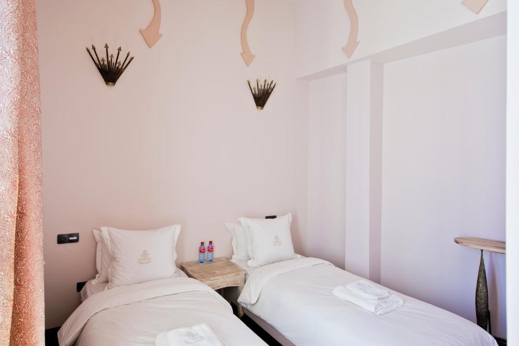 Двухместный (Двухместный номер Делюкс с 1 кроватью или 2 отдельными кроватями) отеля Riad Goloboy, Марракеш