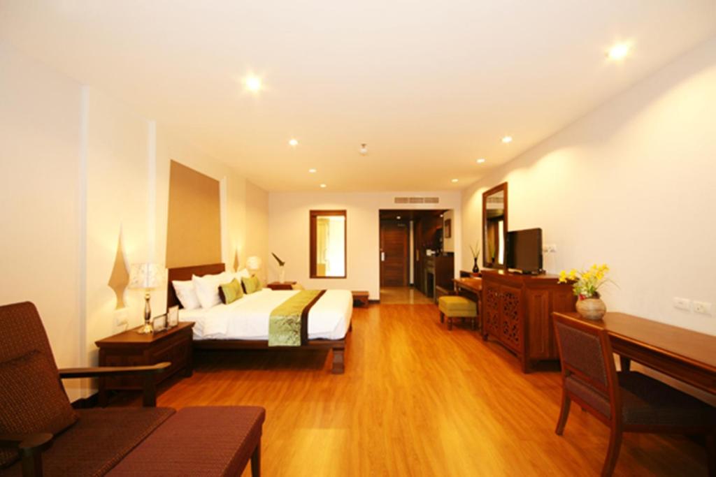 Двухместный (Двухместный номер Делюкс с 1 кроватью) курортного отеля The Heritage Pattaya Beach Resort, Паттайя
