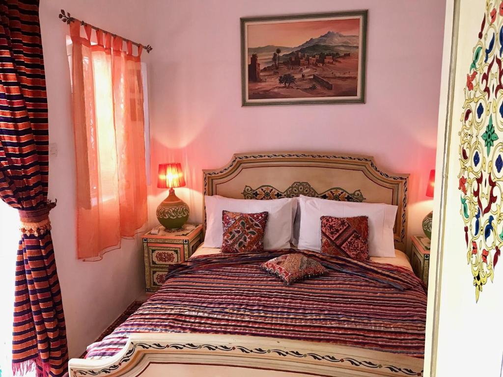 Двухместный (Улучшенный двухместный номер с 1 кроватью или 2 отдельными кроватями и террасой) гостевого дома Dar Barbi Maison D'hôte, Марракеш