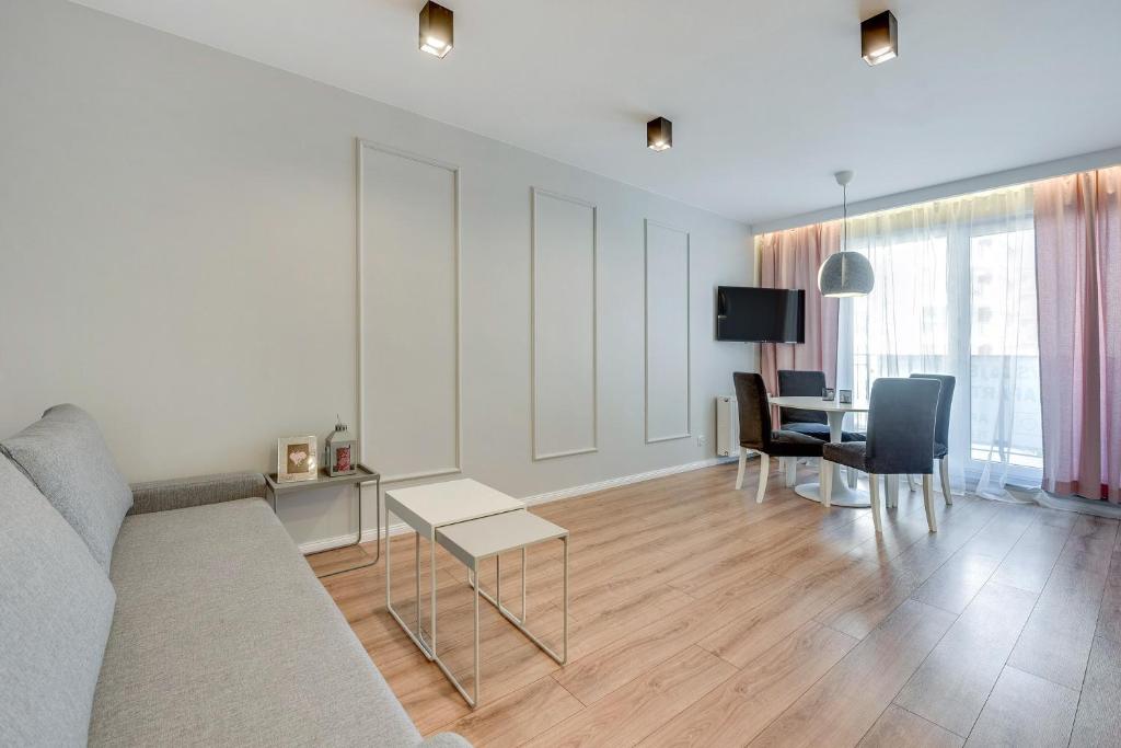 Апартаменты (Апартаменты с 1 спальней и балконом (парковка)), Angielska Grobla Apartinfo Apartments