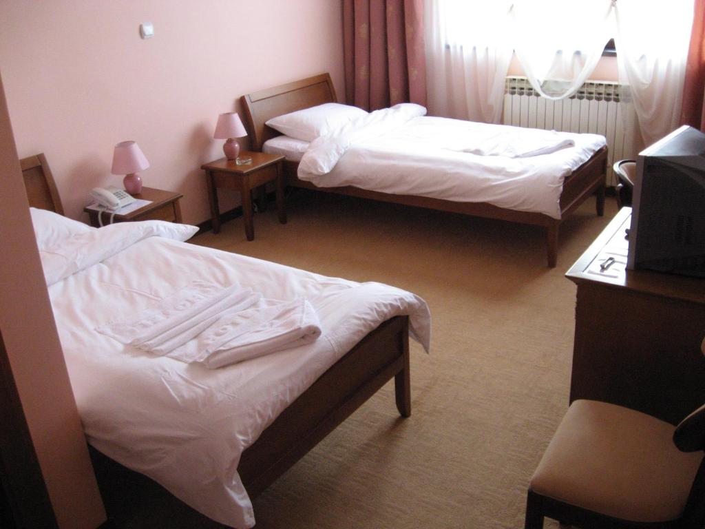 Двухместный (Двухместный номер с 2 отдельными кроватями) отеля Hotel Vila Sunce, Стара-Пазова