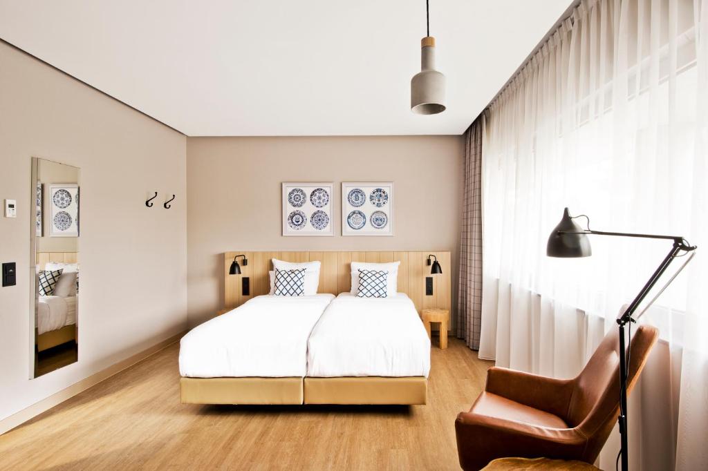 Двухместный (Двухместный номер с 2 отдельными кроватями - Подходит для гостей с ограниченными физическими возможностями) отеля Urban Lodge Hotel, Амстердам