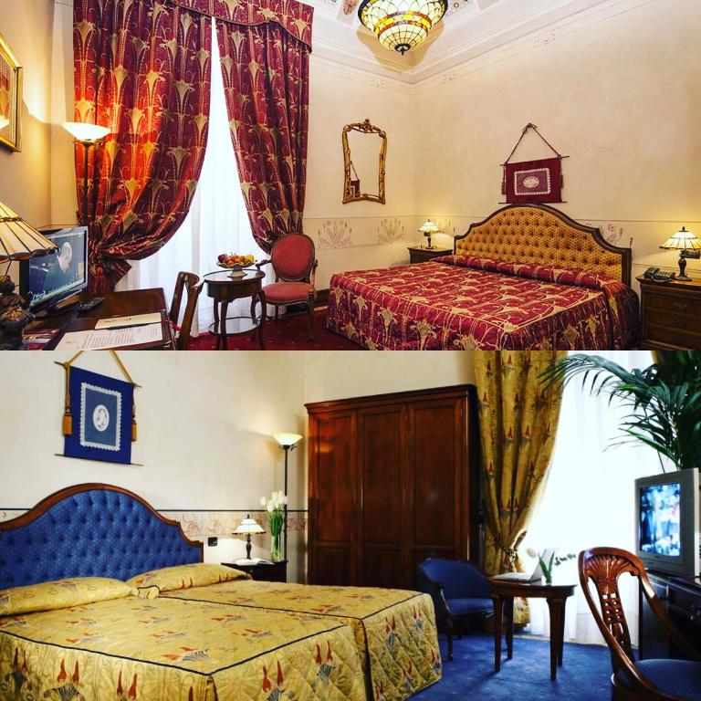 Двухместный (Стандартный двухместный номер с 1 кроватью или 2 отдельными кроватями) отеля Liberty Hotel, Катания