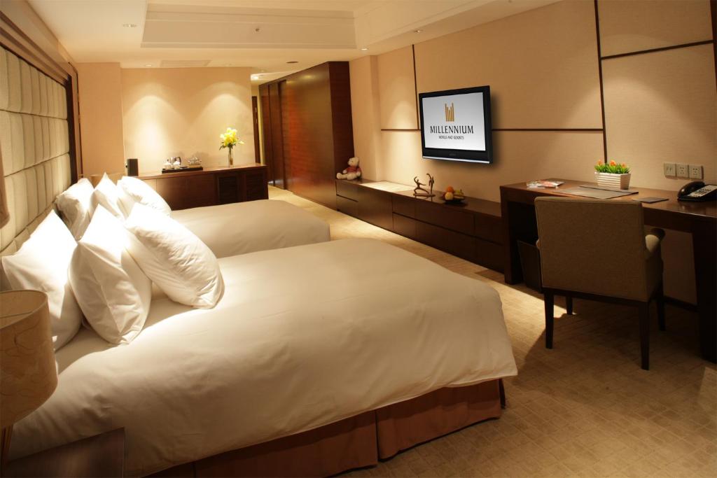 Двухместный (Специальное предложение - Улучшенный двухместный номер с 1 кроватью или 2 отдельными кроватями) отеля Millennium Wuxi, Уси
