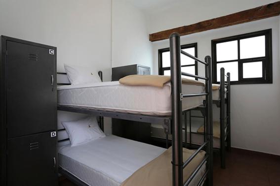Номер (Кровать в общем 4-местном номере для мужчин и женщин) хостела Mexico City Hostel, Мехико