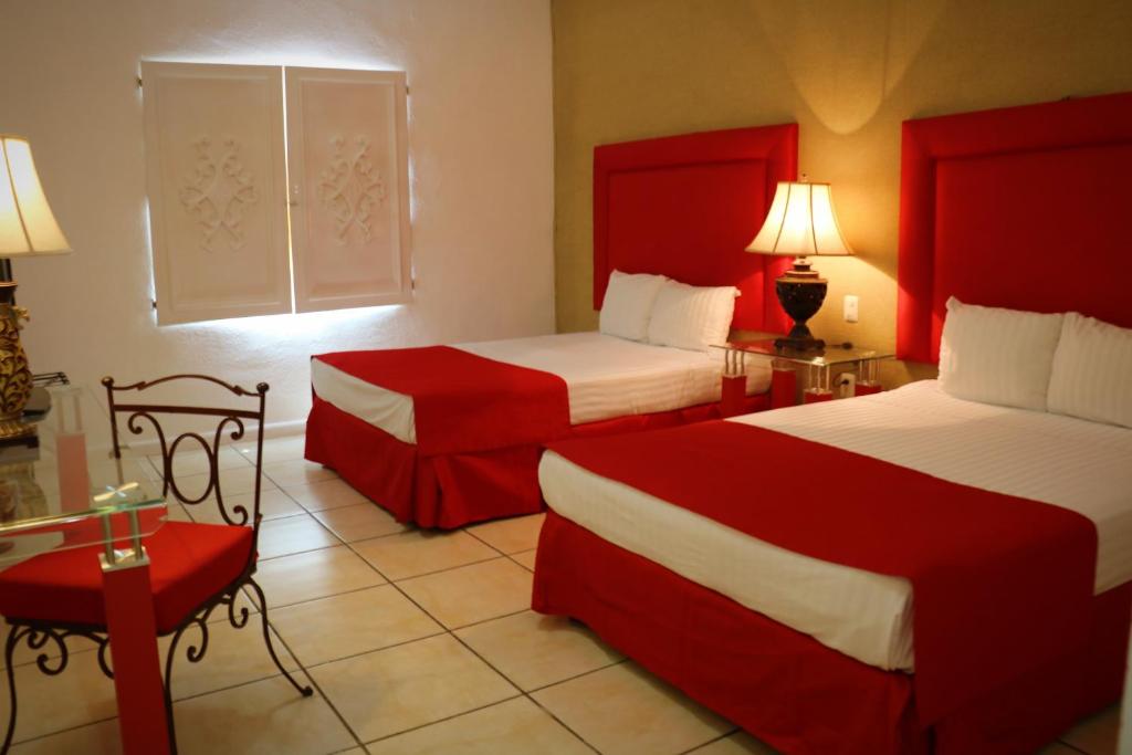 Двухместный (Стандартный двухместный номер с 2 отдельными кроватями) отеля Zar Los Mochis, Лос-Мочис