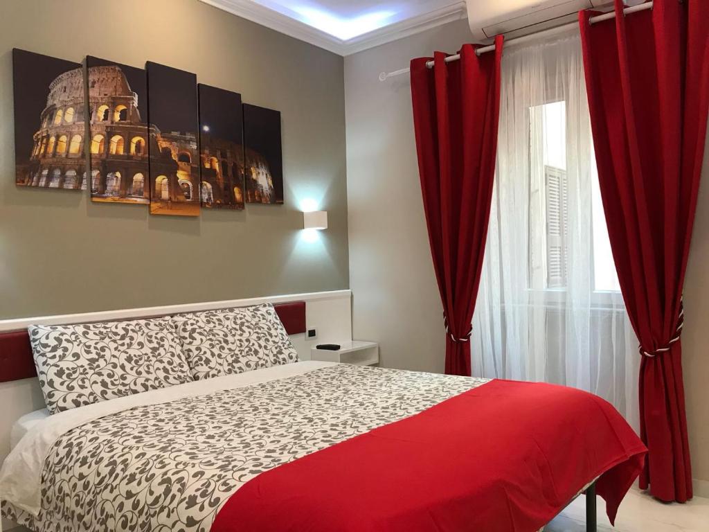 Двухместный (Двухместный номер с 1 кроватью или 2 отдельными кроватями и собственной ванной комнатой) отеля Ann Inn, Рим