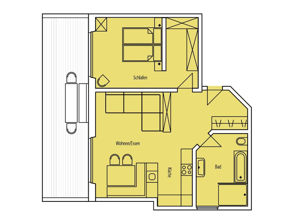 Апартаменты (Лофт), Kasperhof Appartements Innsbruck Top 1 - 5