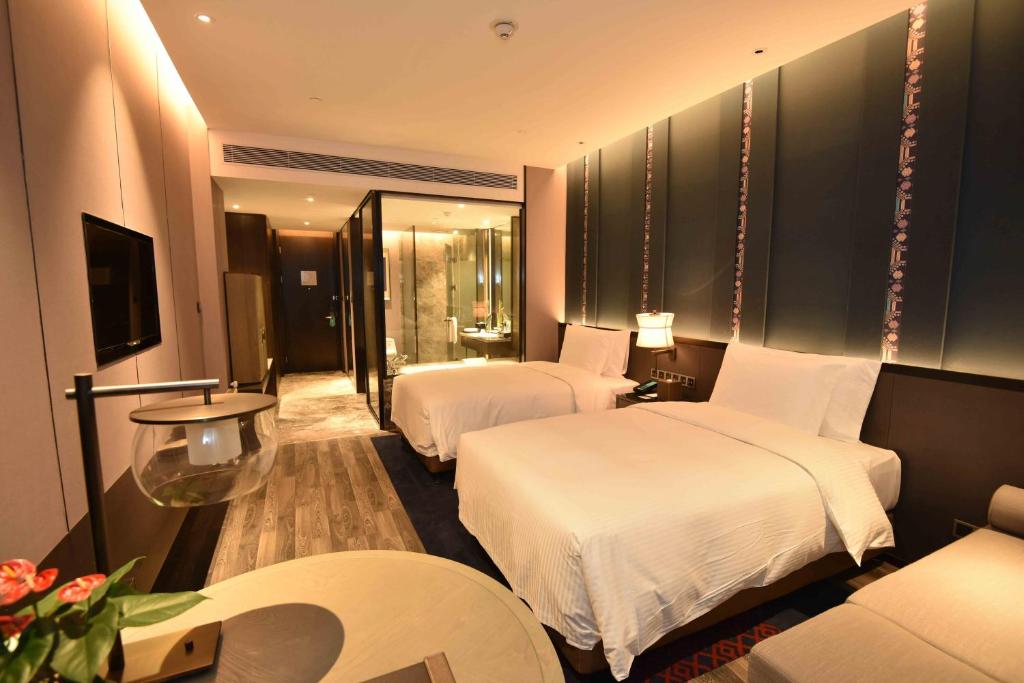 Двухместный (Двухместный номер Делюкс с 2 отдельными кроватями) отеля Wanda Realm Resort Nanning, Наньнин