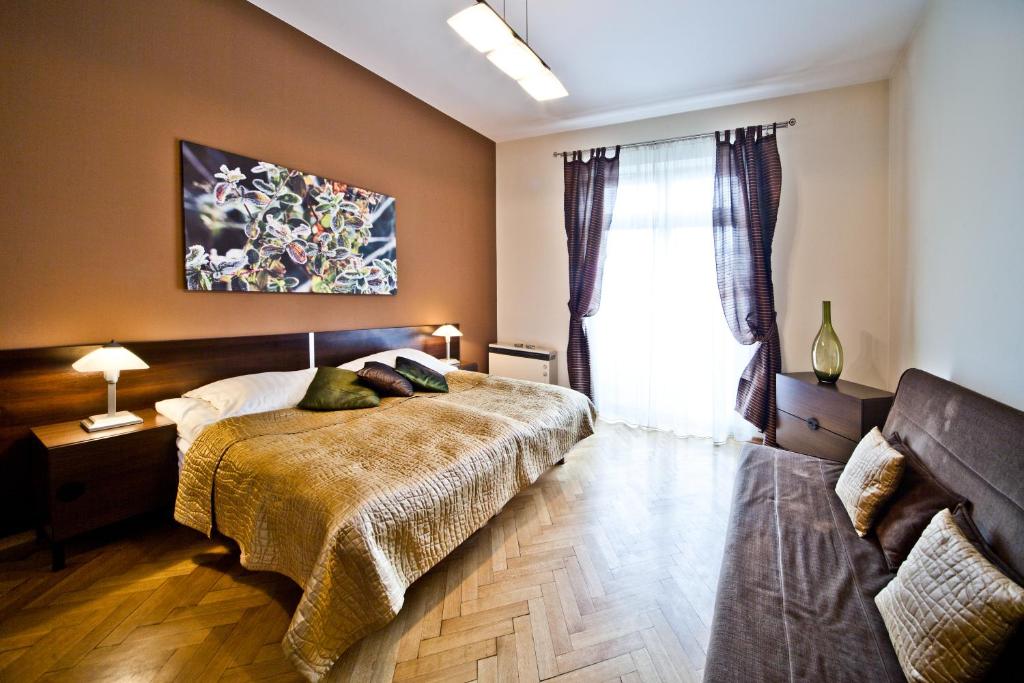 Апартаменты (Апартаменты с 2 спальнями (для 8 взрослых)), 4Seasons﻿ Apartments Cracow