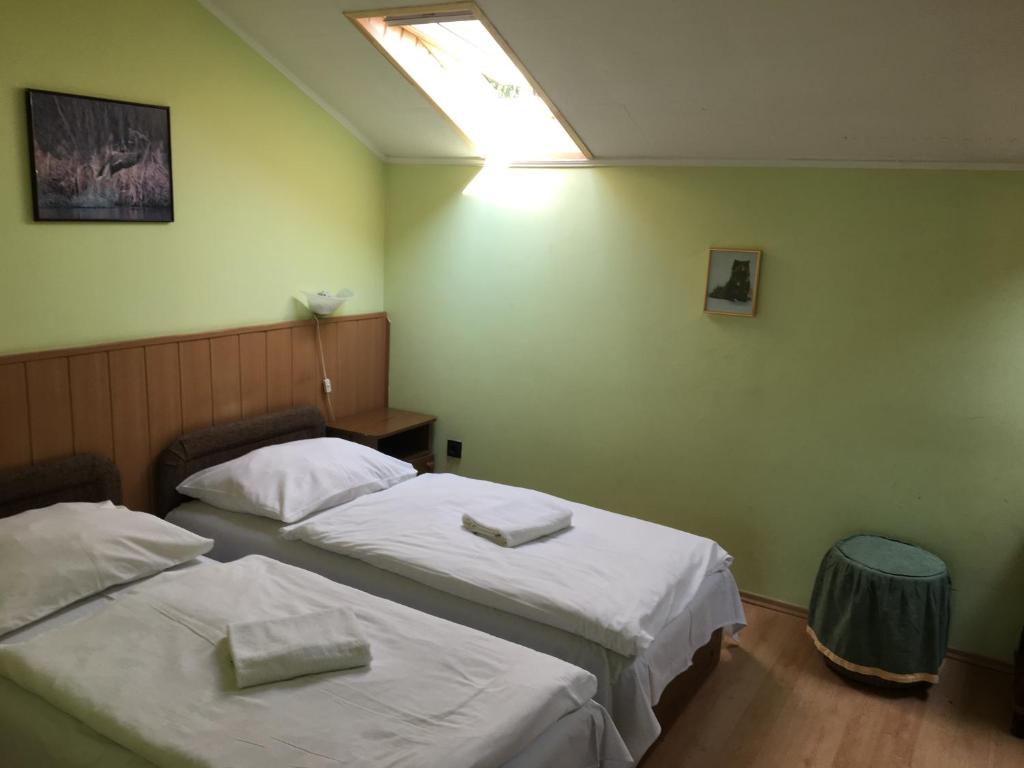Двухместный (Двухместный номер с 2 отдельными кроватями) отеля Muskátli Panzió, Дьёр