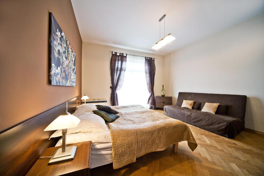 Апартаменты (Апартаменты с 2 спальнями (для 8 взрослых)), 4Seasons﻿ Apartments Cracow