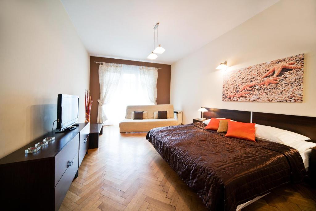 Апартаменты (Апартаменты с 2 спальнями (для 8 взрослых)), 4Seasons﻿ Apartments Cracow