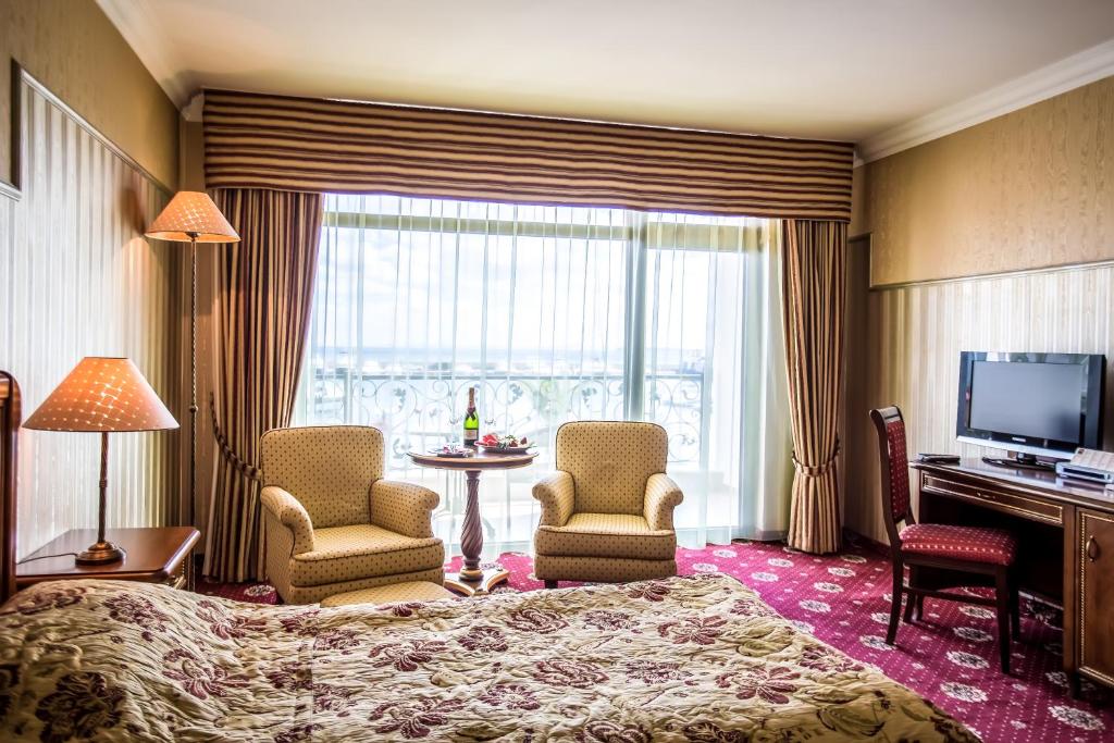 Двухместный (Двухместный номер с 1 кроватью с видом на море) отеля Hotel Palace Marina Dinevi, Свети-Влас
