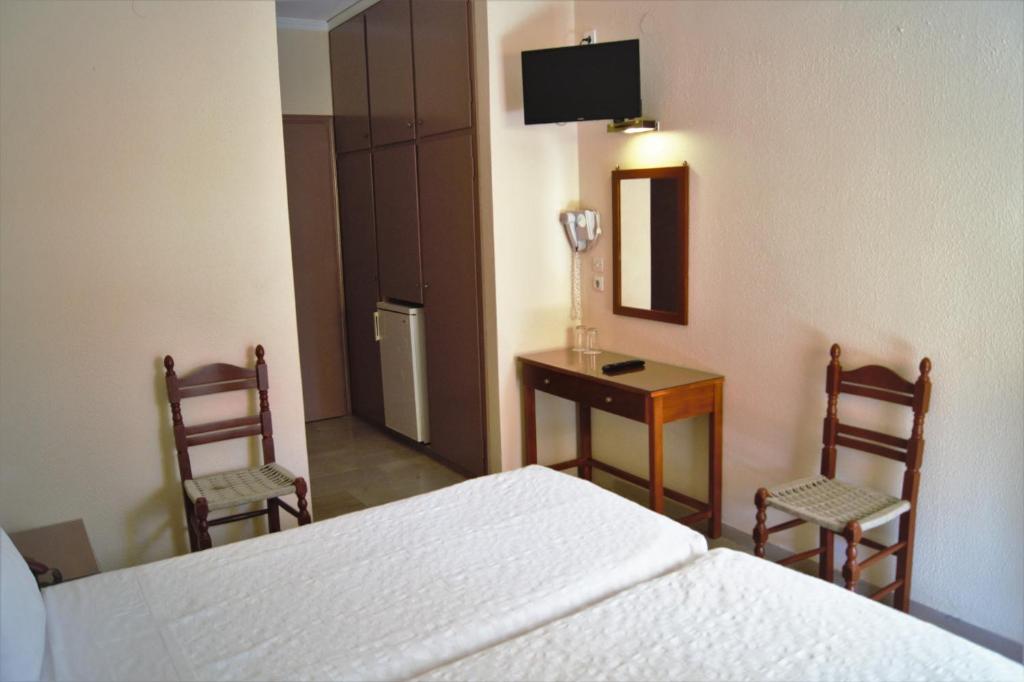 Двухместный (Двухместный номер с 2 отдельными кроватями) отеля Brati - Arcoudi Hotel, Аркуди