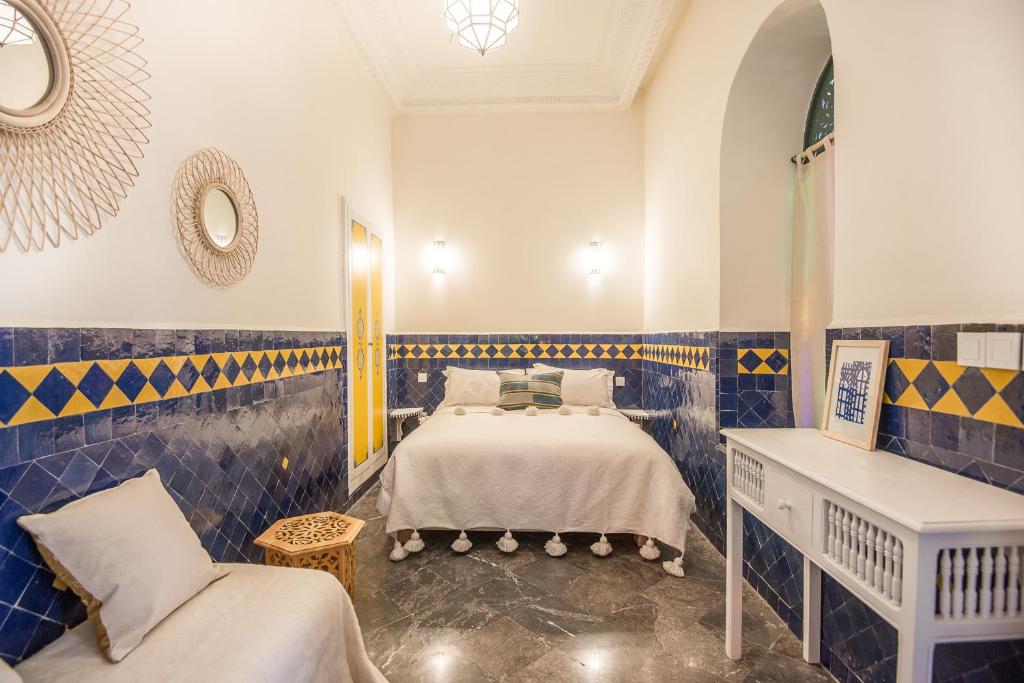 Двухместный (Улучшенный двухместный номер с 1 кроватью) гостевого дома Ksar Kasbah & Spa, Марракеш