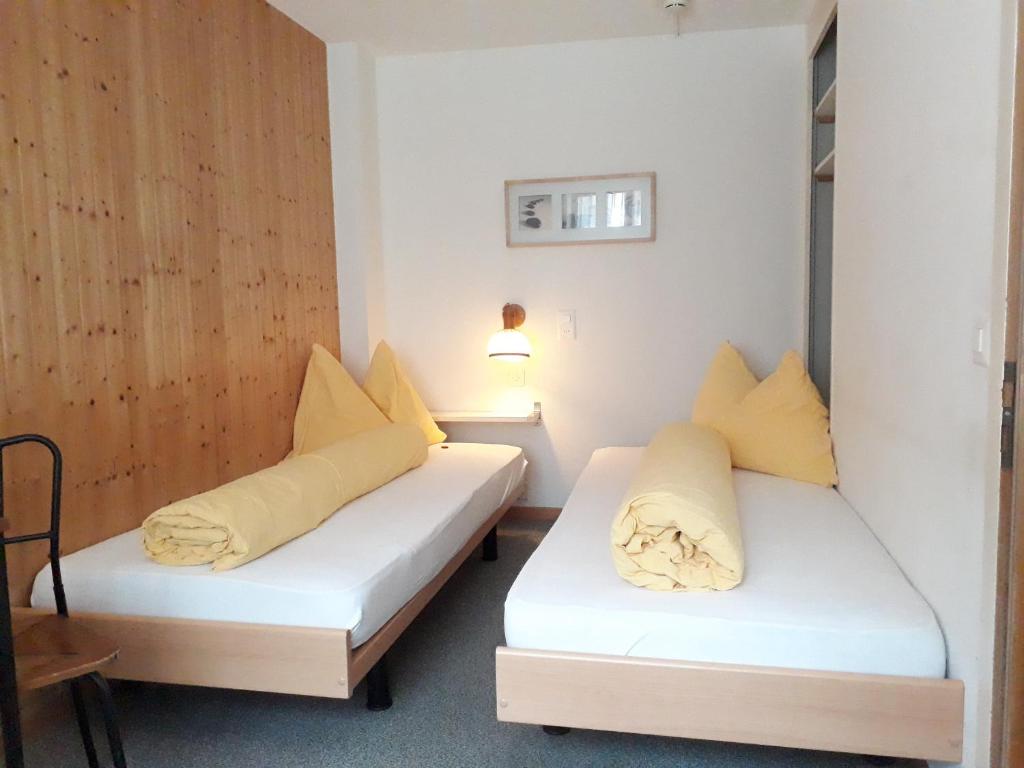 Четырехместный (Смежный двухместный номер с 1 кроватью или 2 отдельными кроватями) отеля Hotel Tschuggen, Гриндельвальд