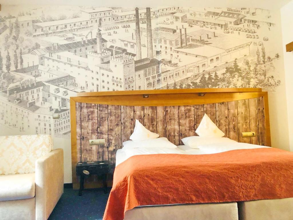 Двухместный (Двухместный номер «Премиум» с 1 кроватью) отеля Hotel Goldenes Lamm, Филлах