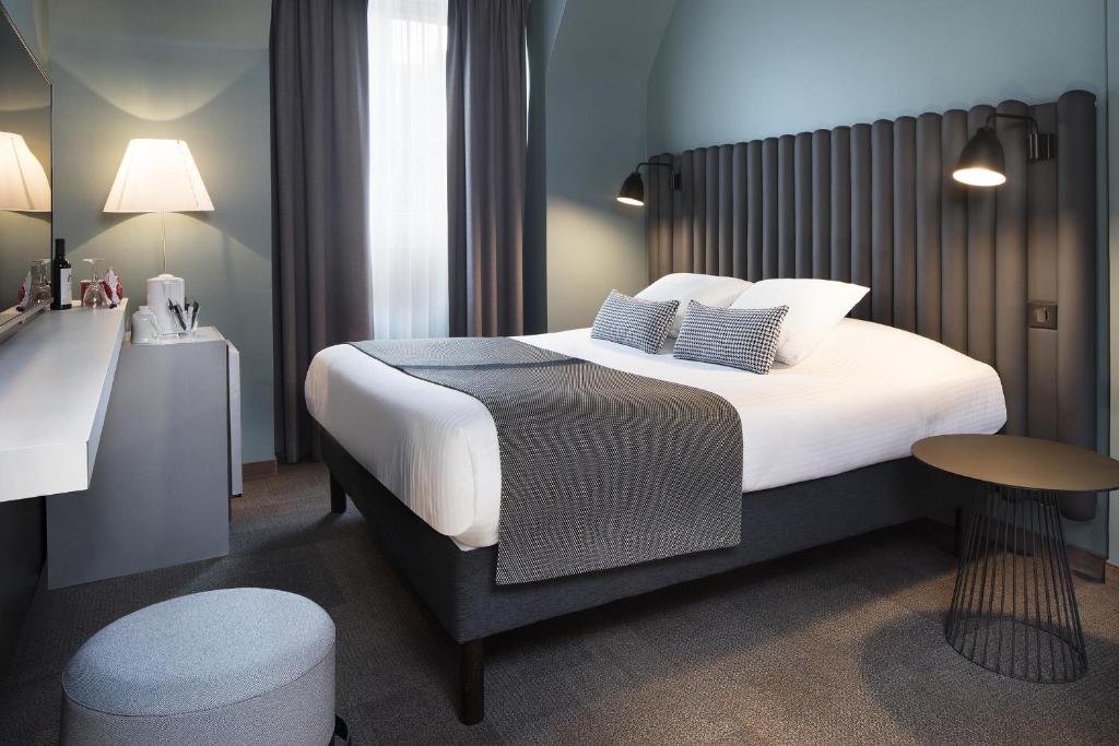 Двухместный (Стандартный двухместный номер с 1 кроватью) отеля Hôtel Diana Dauphine, Страсбург