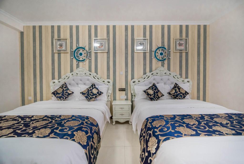 Двухместный (Двухместный номер Делюкс с 2 отдельными кроватями и видом на реку) апарт-отеля Guangzhou Laiste ApartHotel, Гуанчжоу