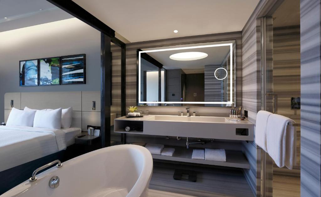 Сьюит (Luxury Suite with Separate Living Room,Bath Tub and Evening Snacks), Novotel Chennai Chamiers Road